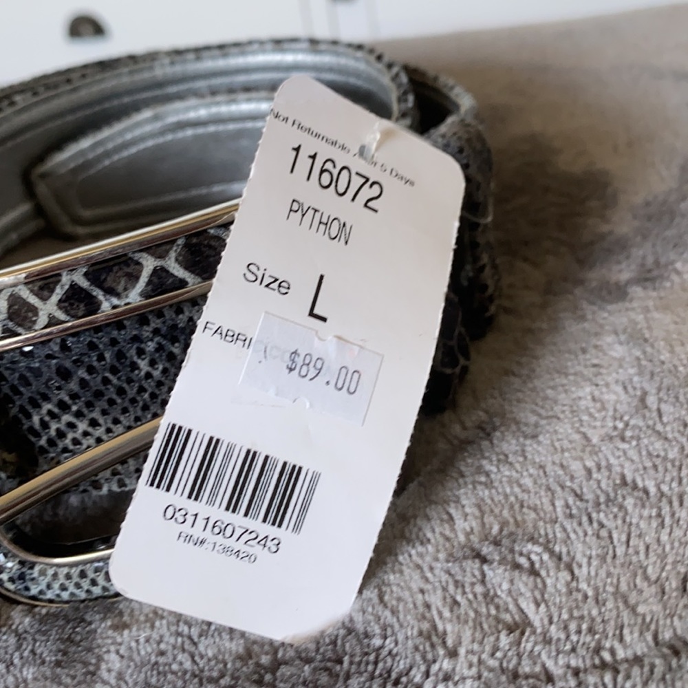 Carlisle Python Belt - Picture 2 of 2
